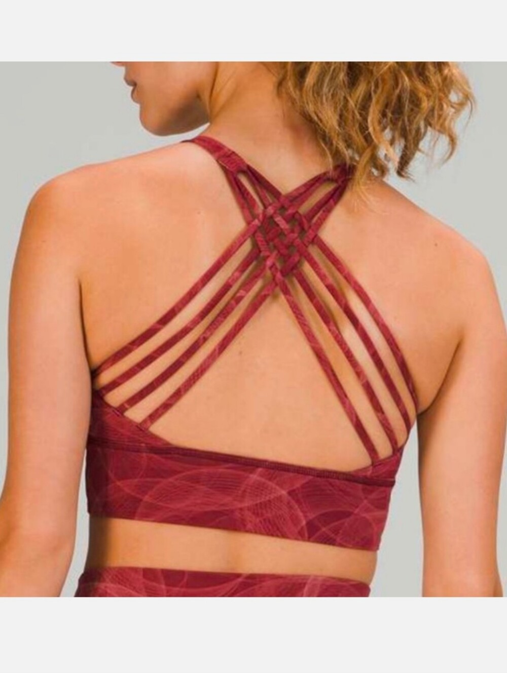 Lululemon Free to Be High-Neck Long-Line Bra Top Size 8